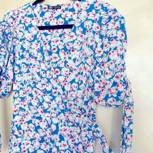 Zara Spring Wrap dress